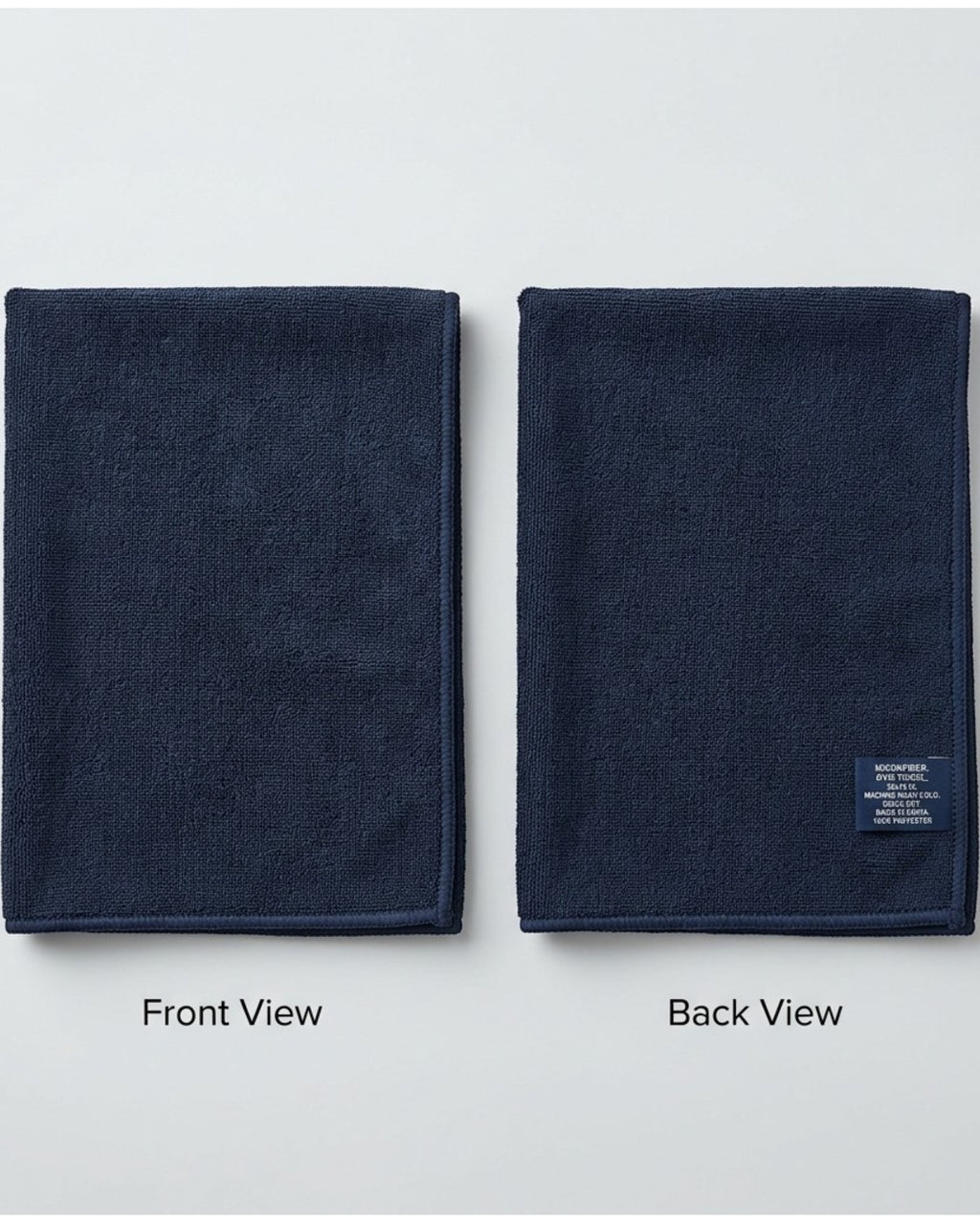 Tastl Gym Workout Towel Quick Dry 30 x 15 in Navy