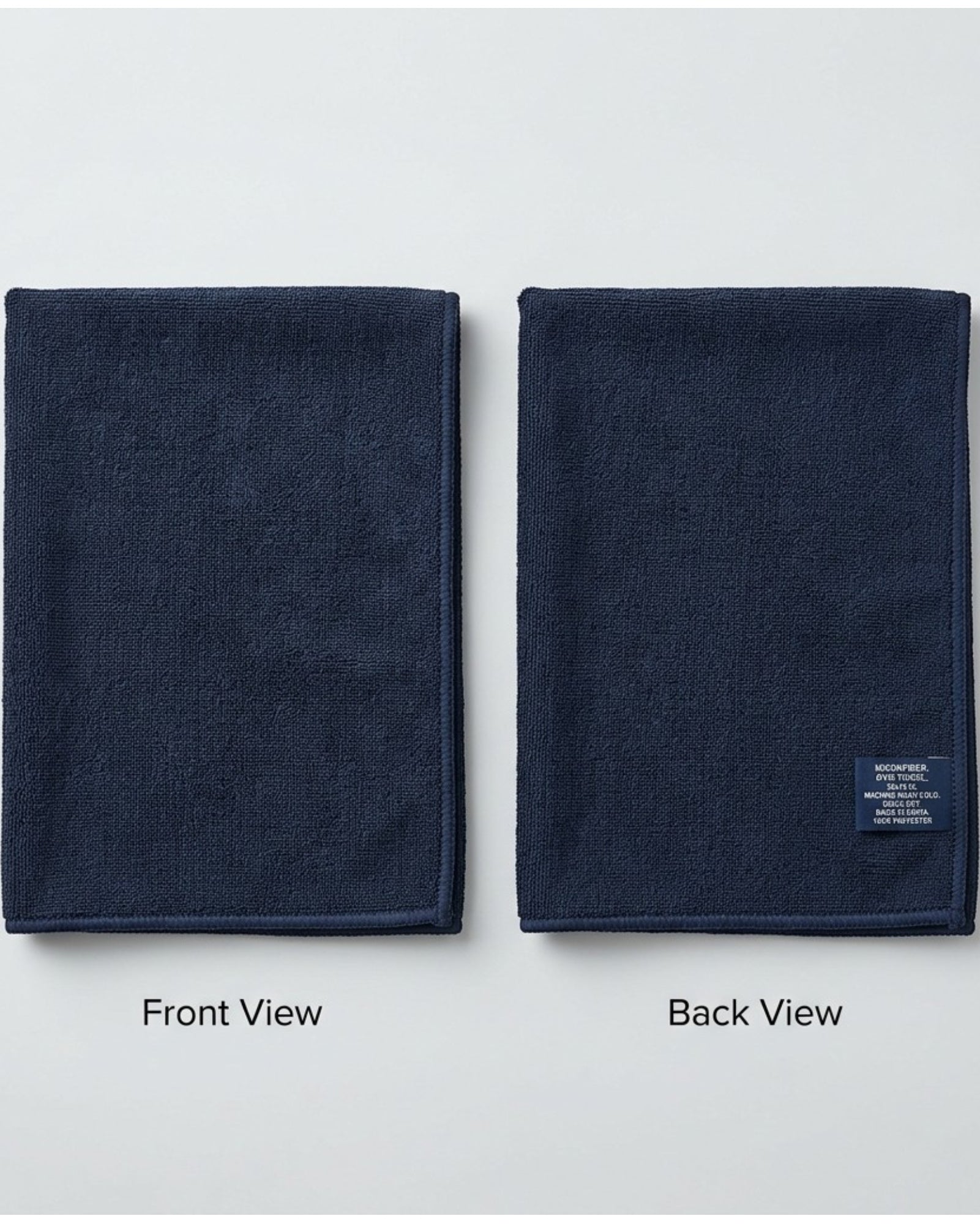 Tastl Gym Workout Towel Quick Dry 30 x 15 in Navy