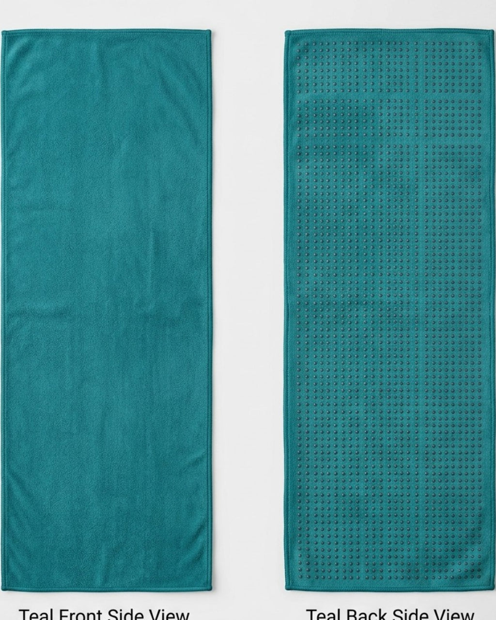 Tastl Yoga Mat Towel Non-Slip Dots 72 x 24 in Teal