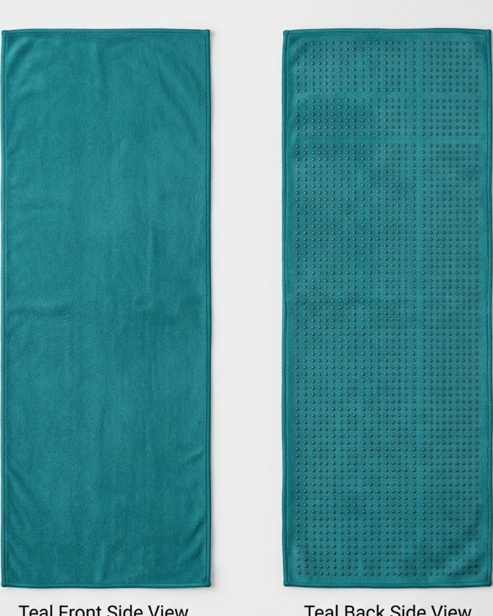 Tastl Yoga Mat Towel Non-Slip Dots 72 x 24 in Teal