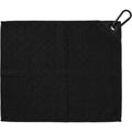 Tastl Golf and Tennis Towel Clip Corner 16 x 24 in Black