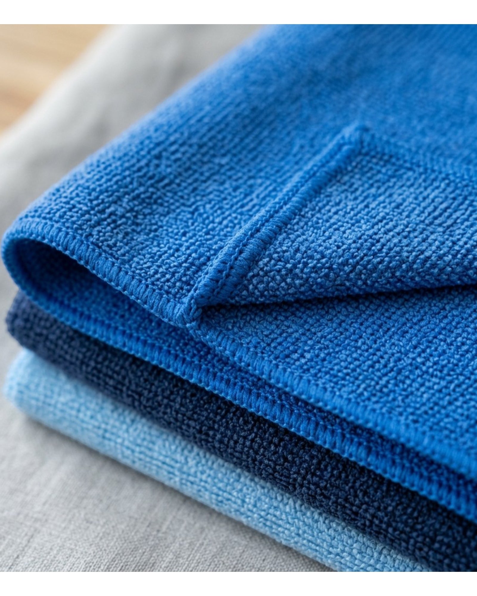 Tastl Travel Fitness Towel Set Microfiber 3-Pack Blue
