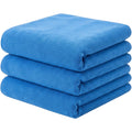 Tastl Travel Fitness Towel Set Microfiber 3-Pack Blue