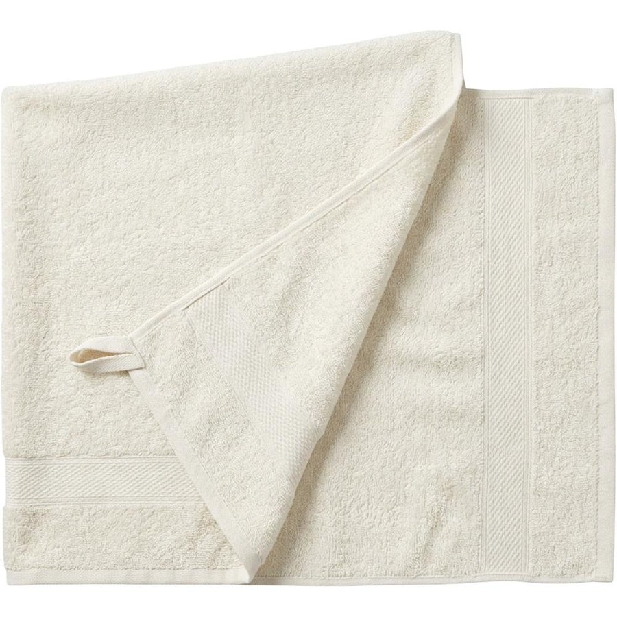 Tastl Courtline Cotton Terry Sports Towel 18 x 36 in Natural White